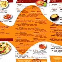 AlForno Pizza Menu Back 2007